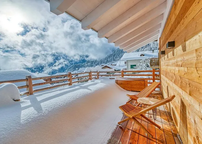 Verbier Village 3br Large Terrace Facing South 木屋 *