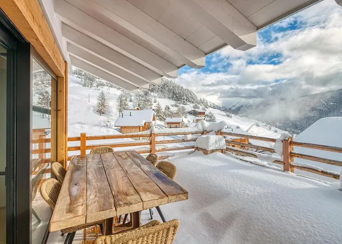 Verbier Village 3br Large Terrace Facing South 木屋 Levron